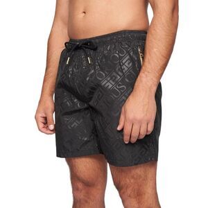 Glorious Gangsta Mens Bantu Swim Shorts / Jet Black